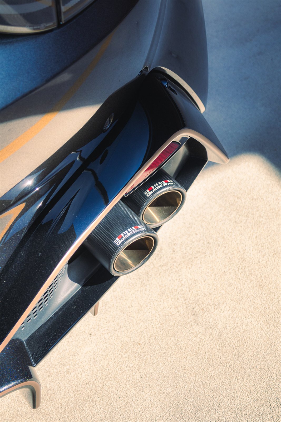 McLaren titanium uitlaatsysteem