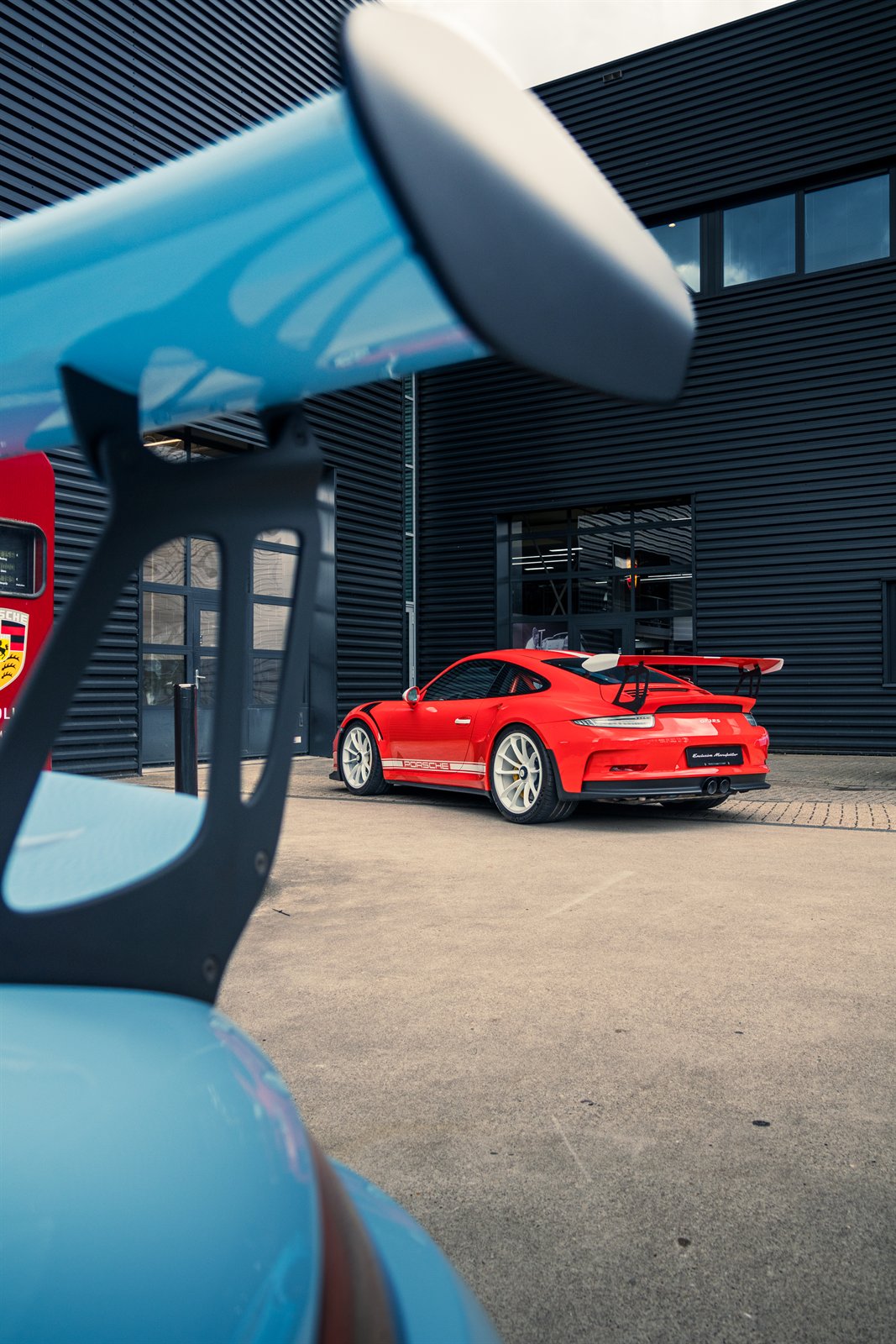 Detail van Porsche lak